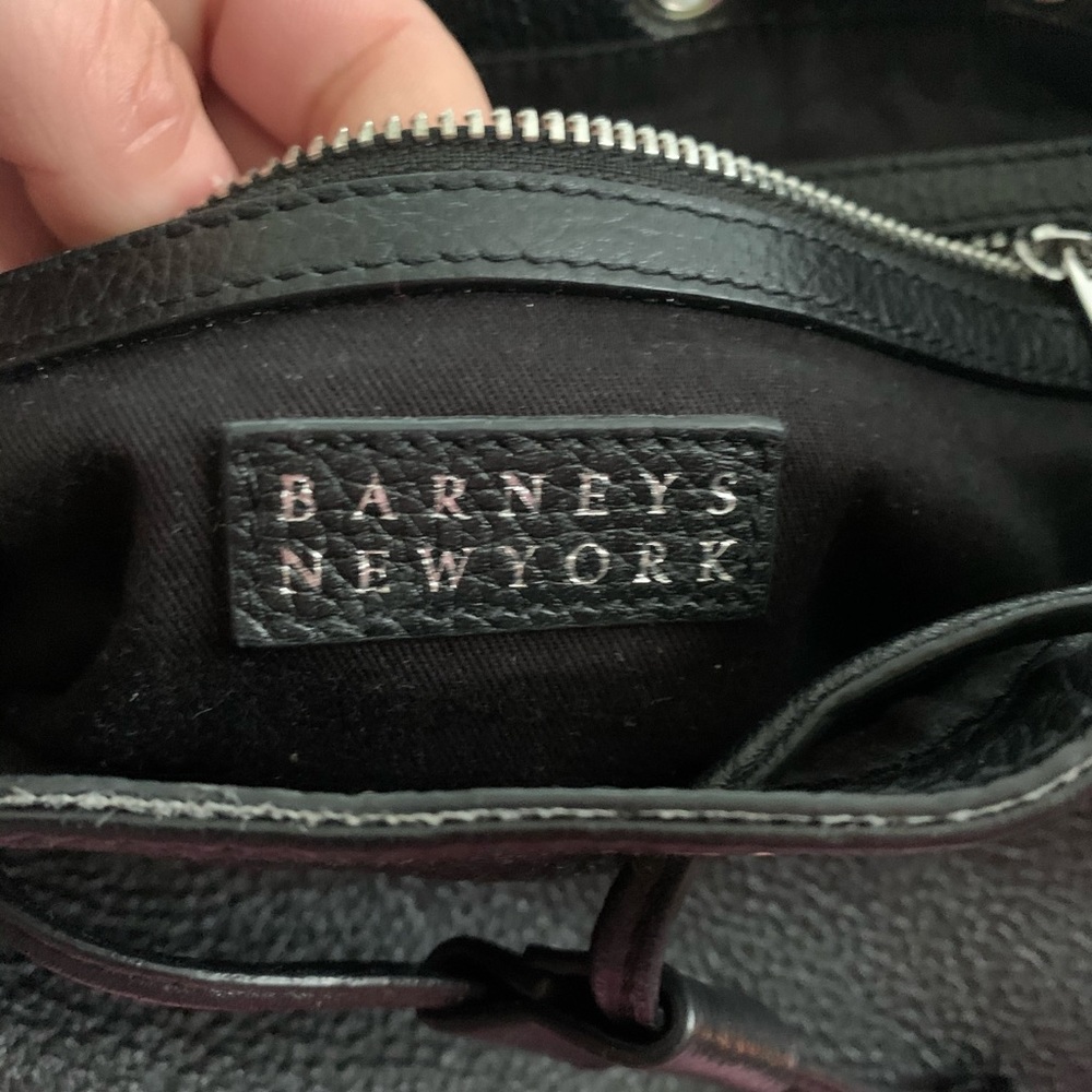 Barney’s New York Black Leather crossbody